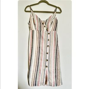 NEW Spaguetti Strap Printed Midi Dress Size Medium
